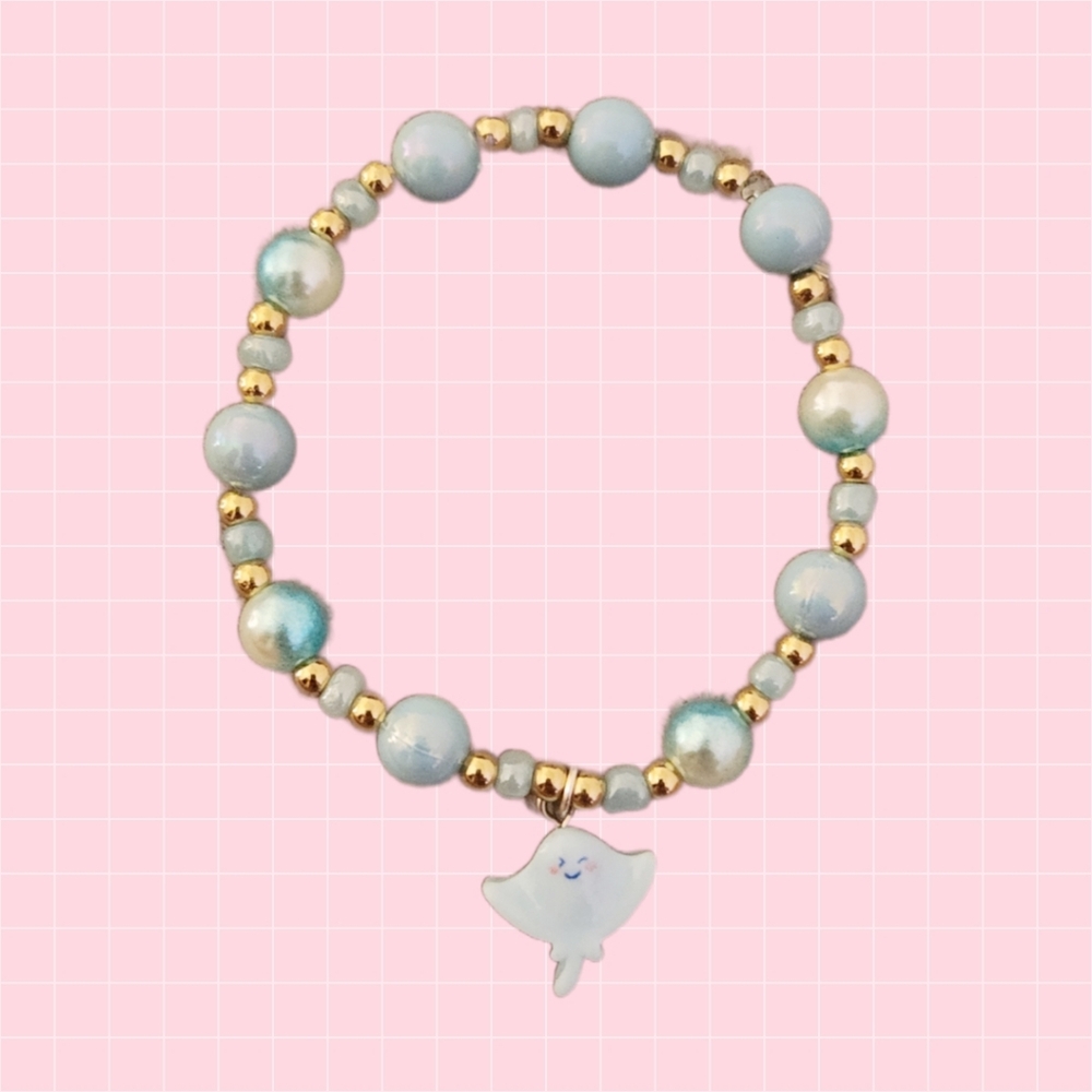 Kawaii Stingray Beaded Bracelet